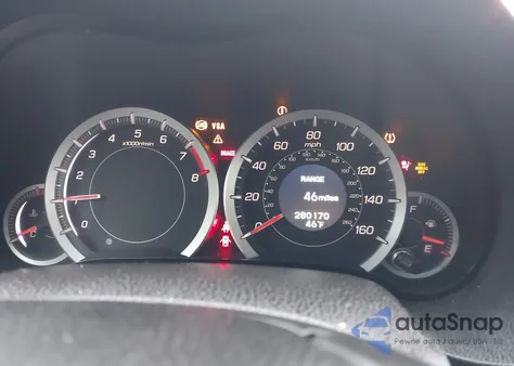 2009 Acura Tsx z USA, uszkodzony, nr VIN JH4CU256X9C002827